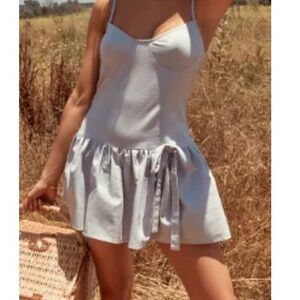 Elegant Gray Women's Dress